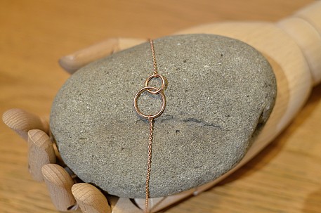 Náhrdelník Rose gold "Kruh života"