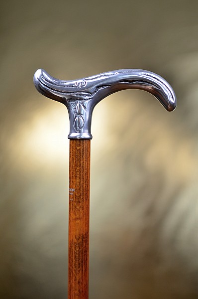 Vycházková hůl Gastrock Silber Jugendstil v hnědé
