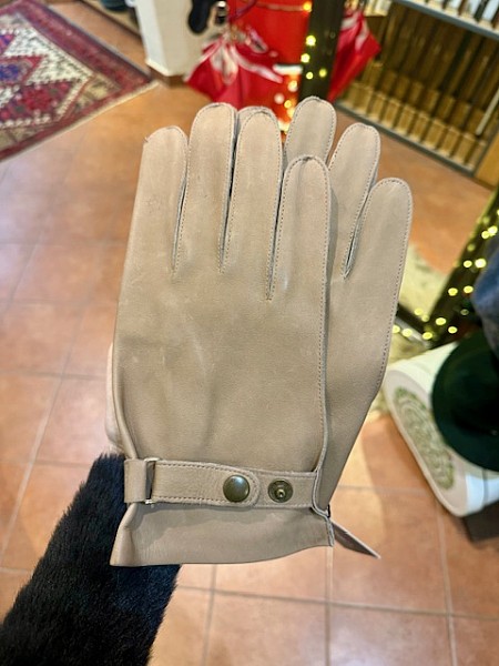 Kožené pracovní rukavice světlé Bohemia Gloves