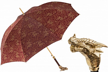 Deštník luxusní Pasotti Dragon Red