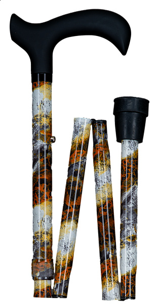 Vycházková hůl skládací „MARBLE“ (80-92 cm)