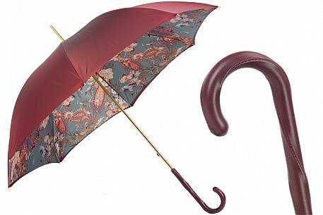 Deštník luxusní Pasotti Classic Burgundy