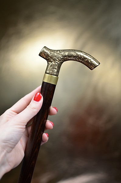 Vycházková hůl sběratelská BRASS