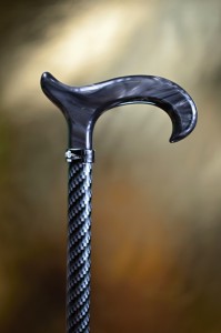 Vycházková hůl s nastavitelnou délkou Fayet Grey Grid 