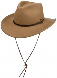 Klobouk Stetson Woolfelt Camel se šňůrkou