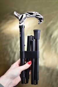 Vycházková hůl skládací Fayet Plexi Modern (86-96 cm)