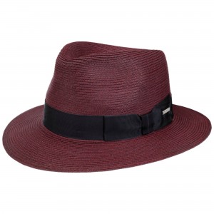 Klobouk Stetson Traveller Toyo wine red